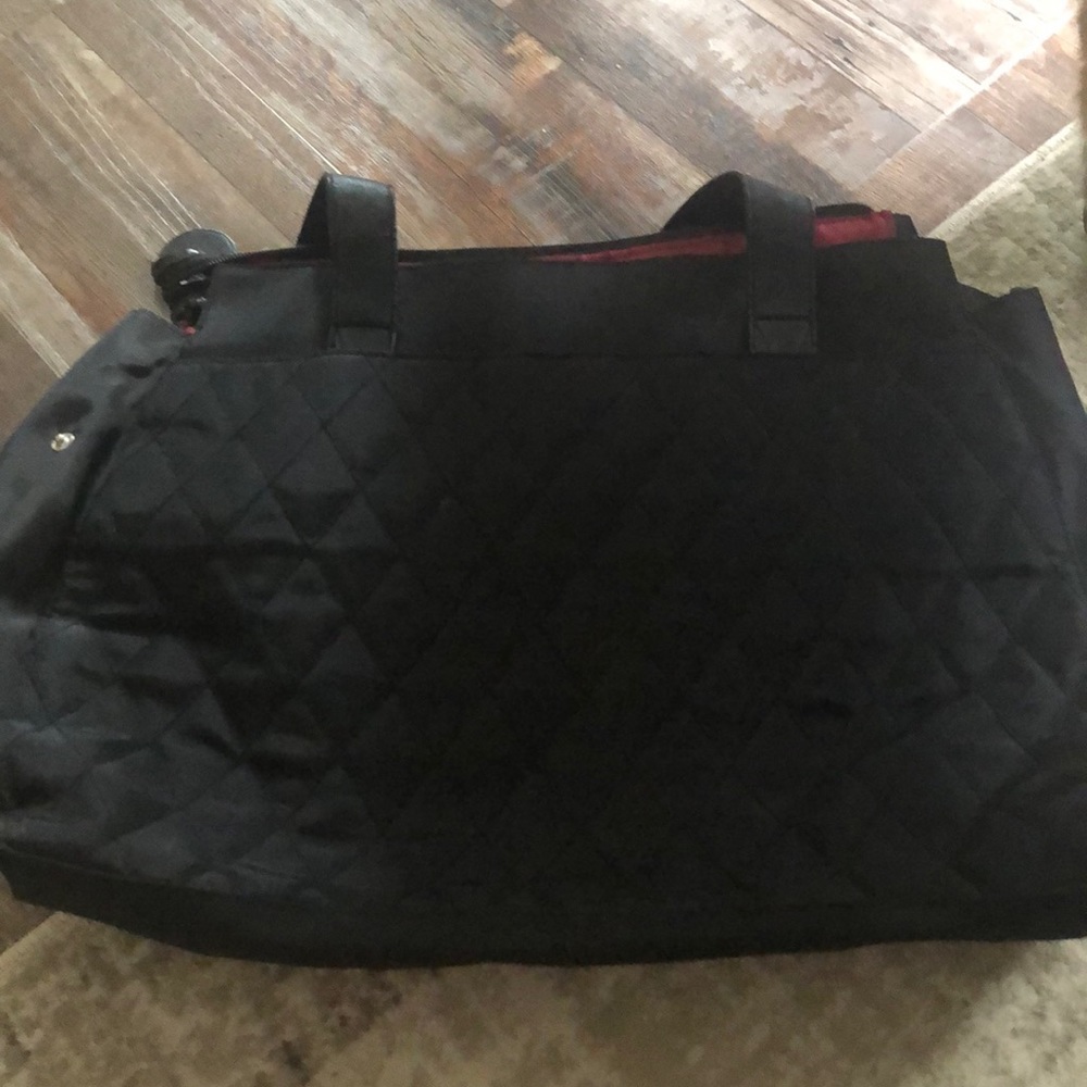 Black tote bag